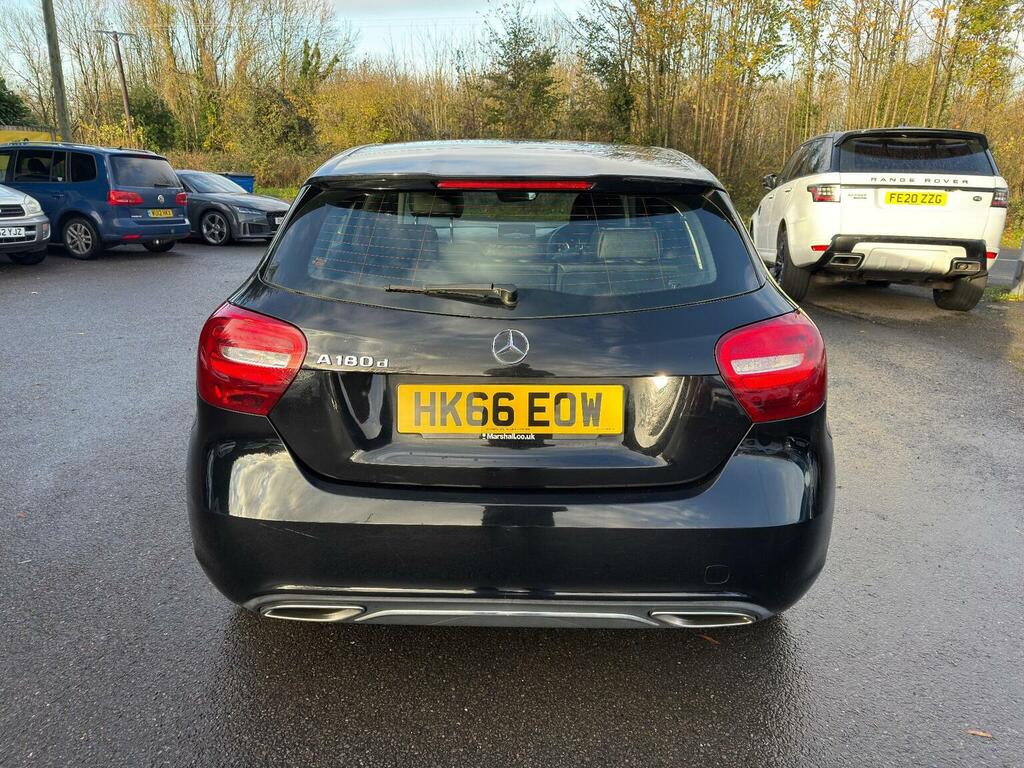 Mercedes-Benz A Class Hatchback 1.5 A180d Sport 7G-dct Euro 6 Ss HK66EOW Black #5
