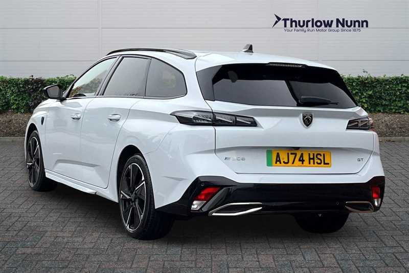 Peugeot 308 SW 54Kwh Gt Estate 156 Ps AJ74HSL White #5