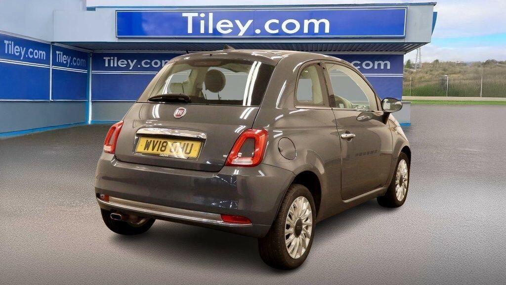 Fiat 500 1.2 Lounge Euro 6 Ss WV18OHU Grey #6