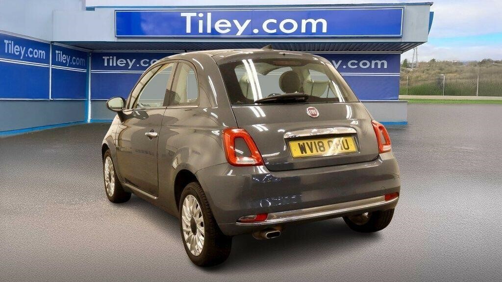 Fiat 500 1.2 Lounge Euro 6 Ss WV18OHU Grey #5