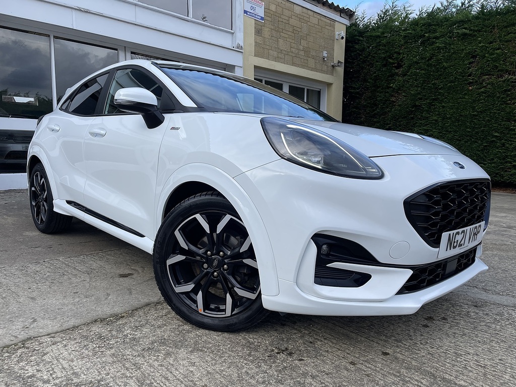 Ford Puma T Ecoboost Mhev St-line X U384 Ulez NG21VRP White #4
