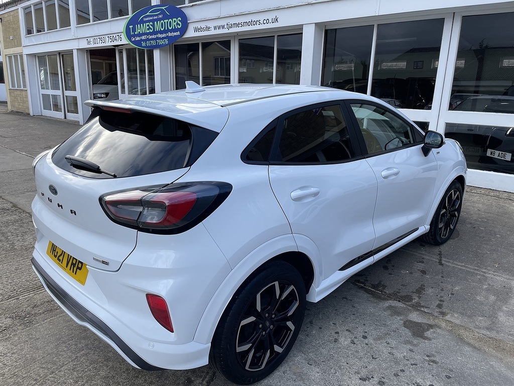 Ford Puma T Ecoboost Mhev St-line X U384 Ulez NG21VRP White #2