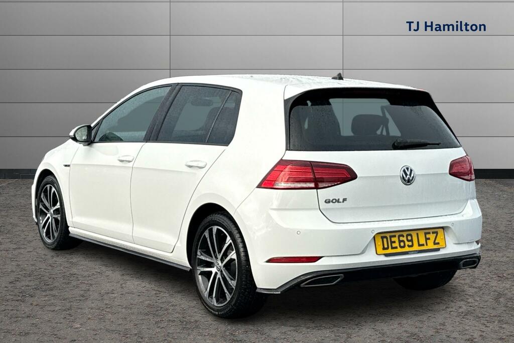 Volkswagen Golf 2.0 Tdi R-line Dsg DE69LFZ White #2