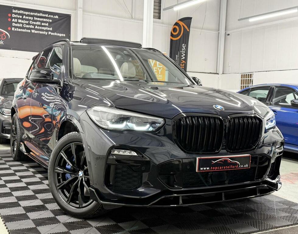 BMW X5 Suv 3.0 45E 24Kwh M Sport Xdrive Euro 6 Ss EF70UBC Black #5
