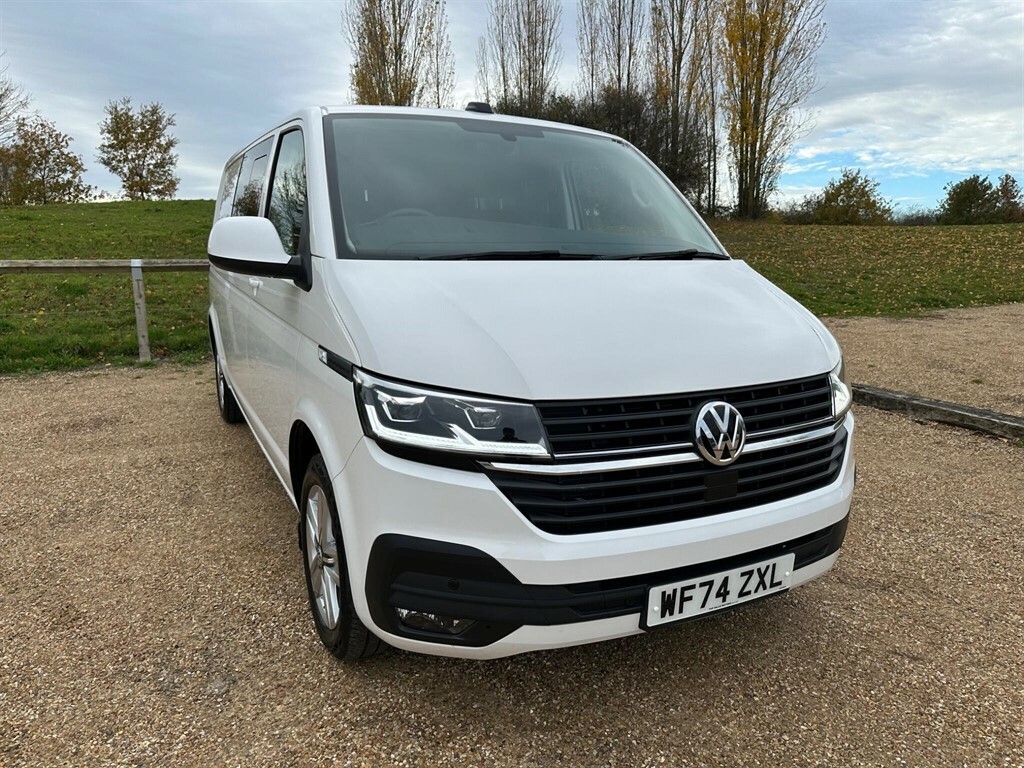 Volkswagen Transporter 2.0 Tdi T32 Highline Kombi Double Cab D White