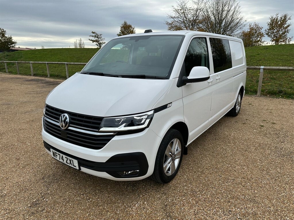 Volkswagen Transporter 2.0 Tdi T32 Highline Kombi Double Cab D WF74ZXL White #6
