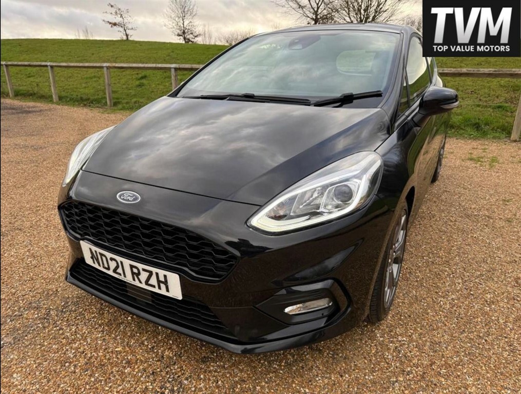 Ford Fiesta 1.0T Ecoboost Mhev Sport Euro 6 Ss ND21RZH Black #3