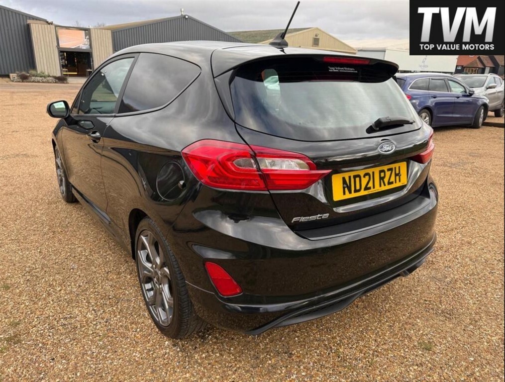 Ford Fiesta 1.0T Ecoboost Mhev Sport Euro 6 Ss ND21RZH Black #5