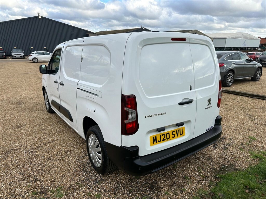 Peugeot Partner 1.5 Bluehdi 950 Professional Long Panel Van Lwb Eu MJ20SVU White #4