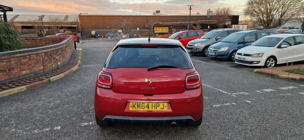 Citroen DS3 1.6 Vti Dstyle Plus Hatchback KM64HPJ Red #4