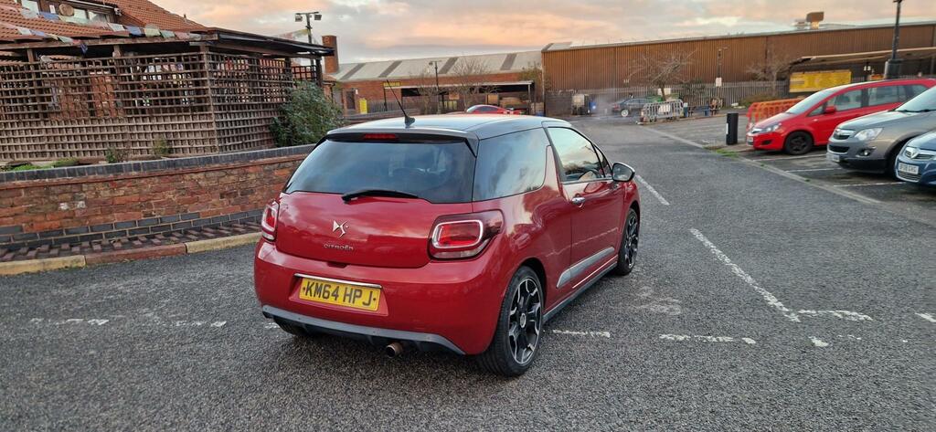Citroen DS3 1.6 Vti Dstyle Plus Hatchback KM64HPJ Red #3