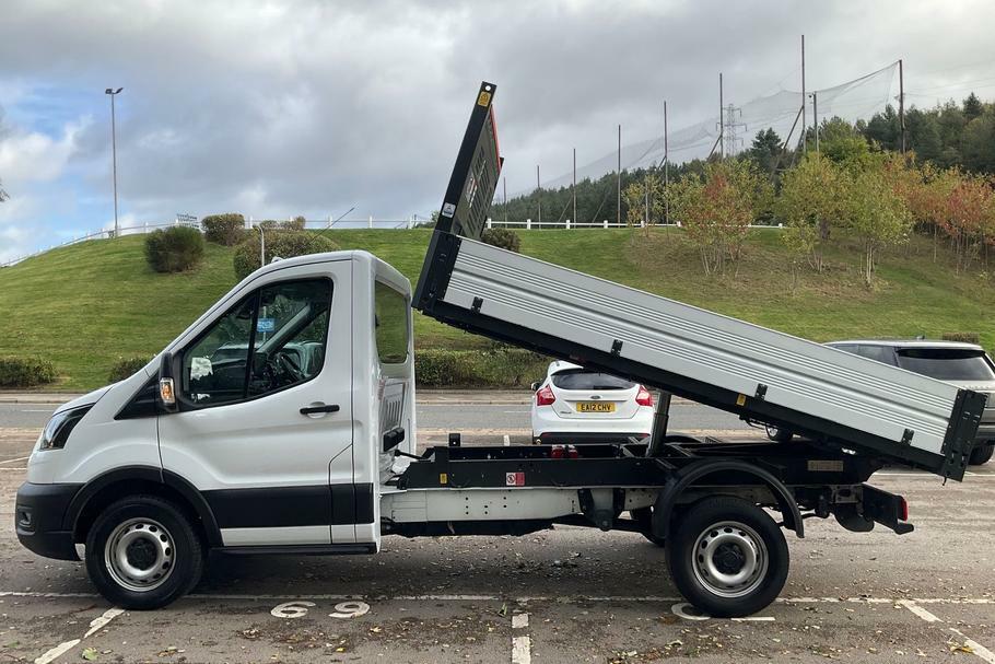 Ford Transit Custom 350 Leader L2 Mwb Single Cab Tipper Rwd 2.0 Ecoblu WN25DPF White #6