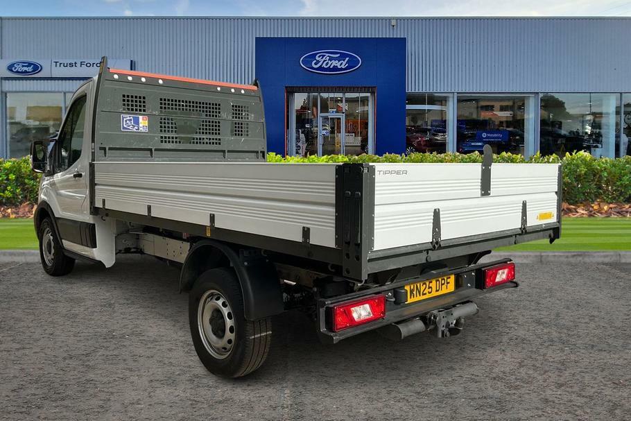 Ford Transit Custom 350 Leader L2 Mwb Single Cab Tipper Rwd 2.0 Ecoblu WN25DPF White #2