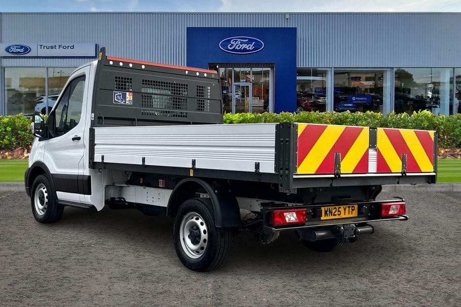 Ford Transit Custom 350 Leader L2 Mwb Single Cab Tipper Rwd 2.0 Ecoblu WN25YTP White #2