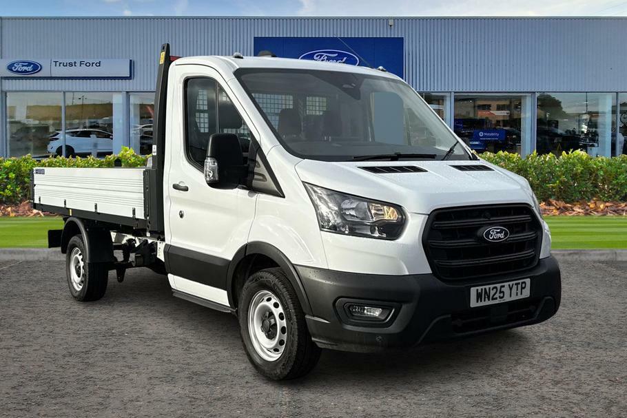 Ford Transit Custom 350 Leader L2 Mwb Single Cab Tipper Rwd 2.0 Ecoblu White