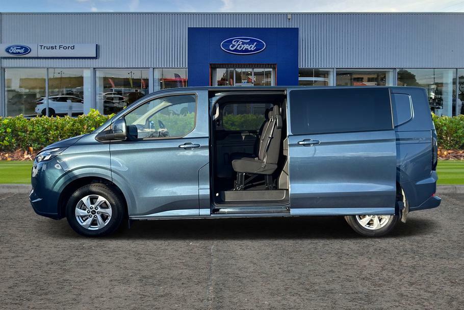 Ford Transit Custom 320 Limited L2 Lwb Double Cab In Van Fwd 2.5 WO25UOJ Blue #5