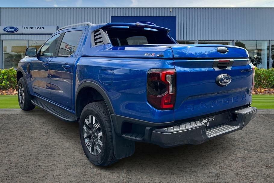 Ford Ranger Wildtrak 2.3 Ecoboost Phev 4X4 Double Cab Pic EK25DMF Blue #2