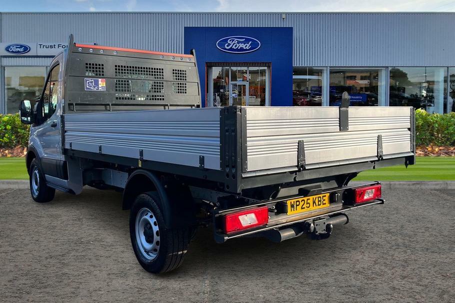 Ford Transit Custom 350 Leader L2 Mwb Single Cab 1 Way Tipper Rwd 2.0 WP25KBE Silver #2