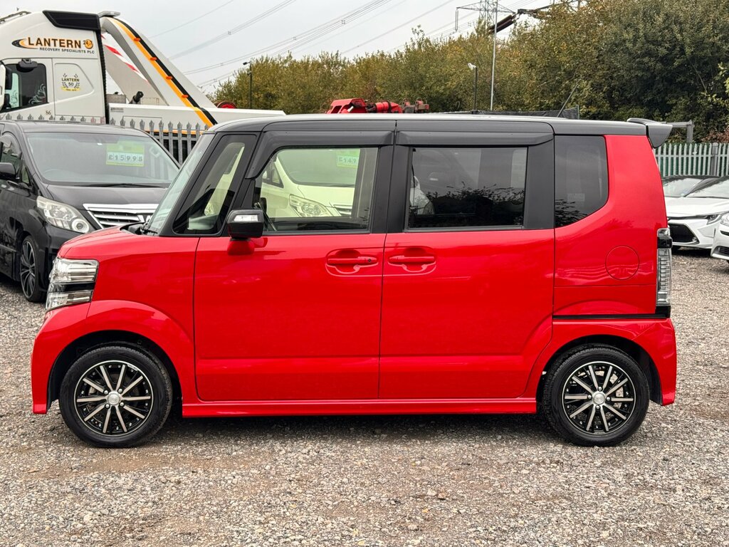 Honda N-Box Turbo G Custom Japanese Kei Car 2 Tone Paint Aucti Red #4