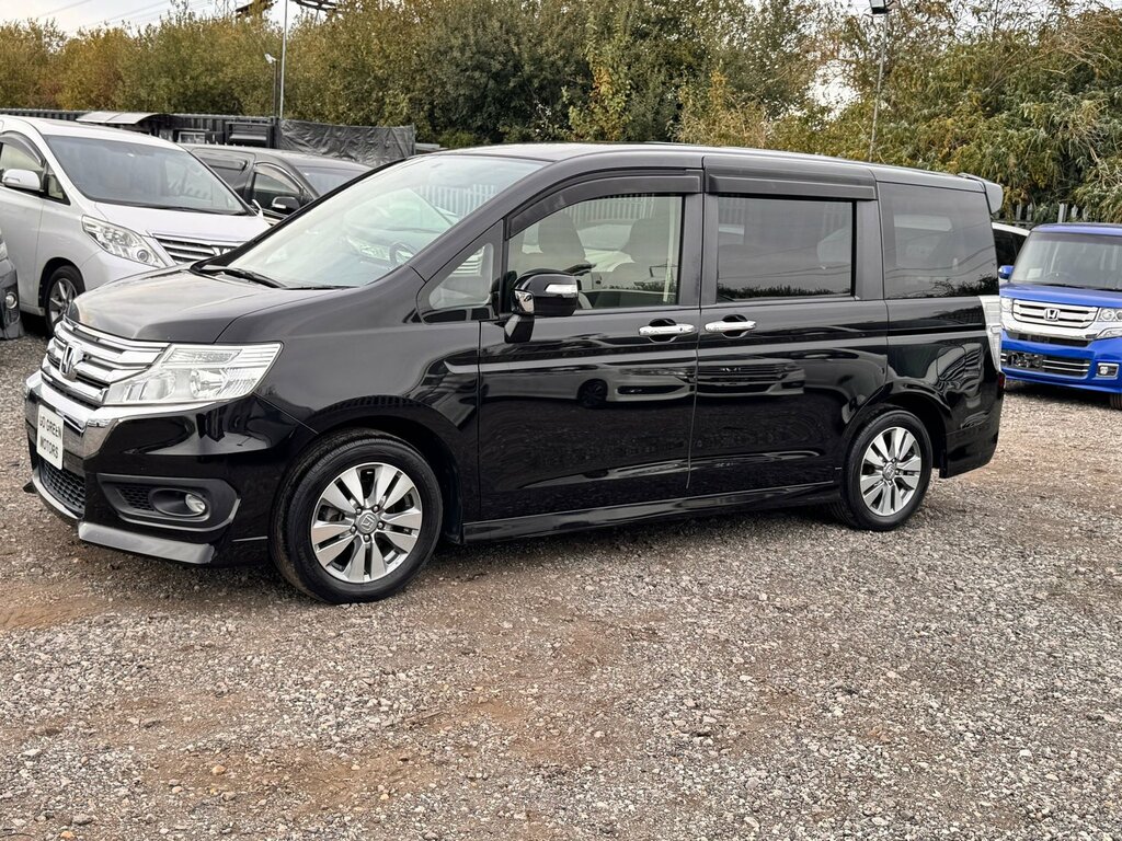 Honda StepWagon Spada G Auction Grade 4 Carplay Alloys 64000 Miles Black #4