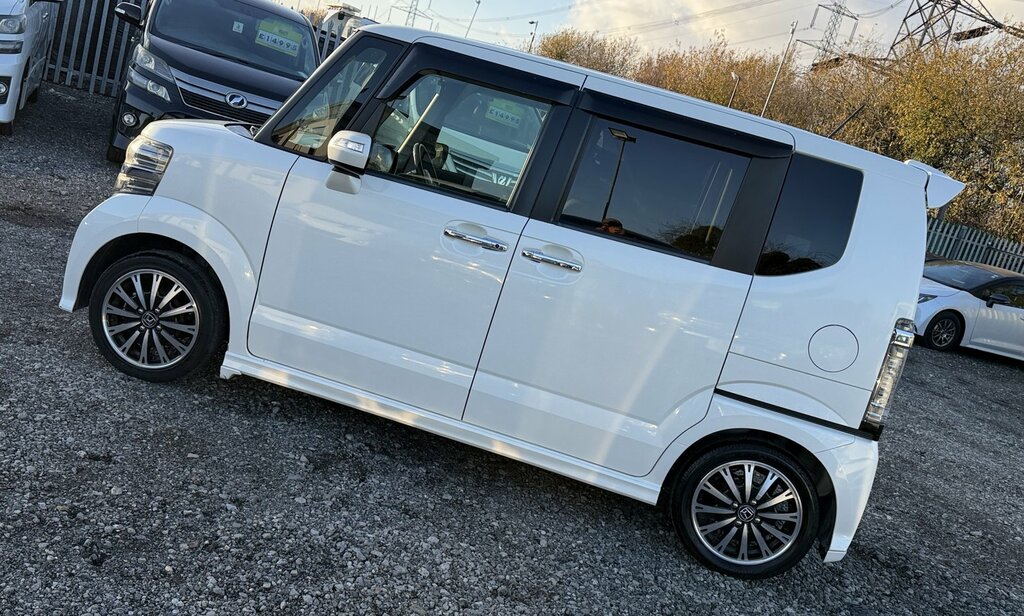 Honda N-Box Turbo G Custom Japanese Kei Car 650Cc Carplay White #5