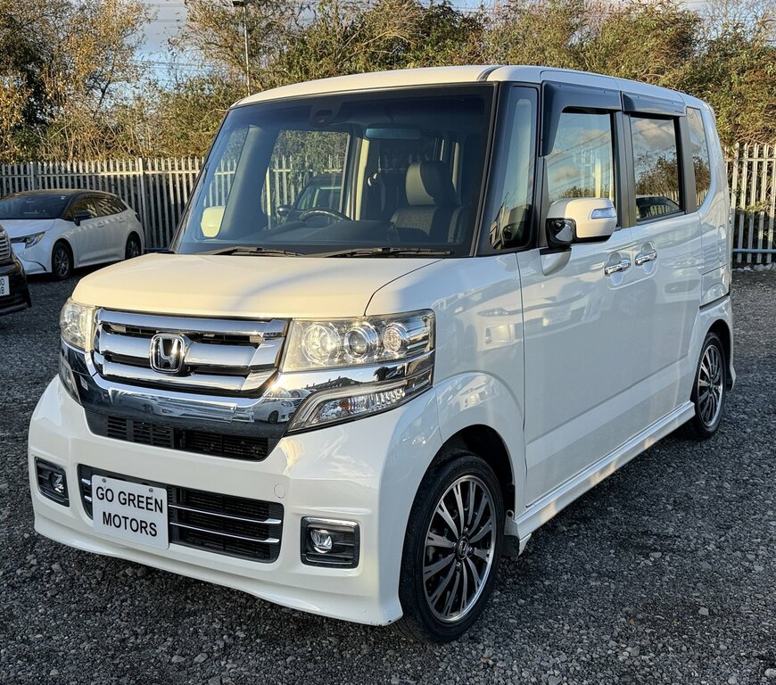 Honda N-Box Turbo G Custom Japanese Kei Car 650Cc Carplay White #3
