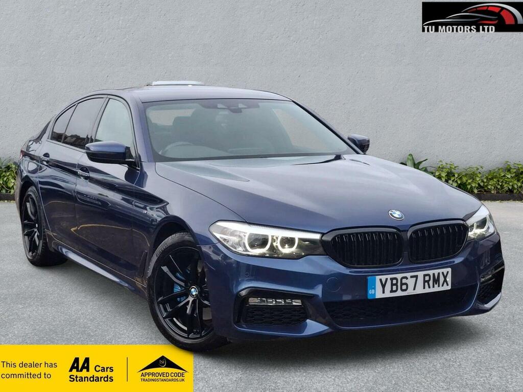 BMW 5 Series Saloon 2.0 520D M Sport Xdrive Euro 6 Ss 4 Blue