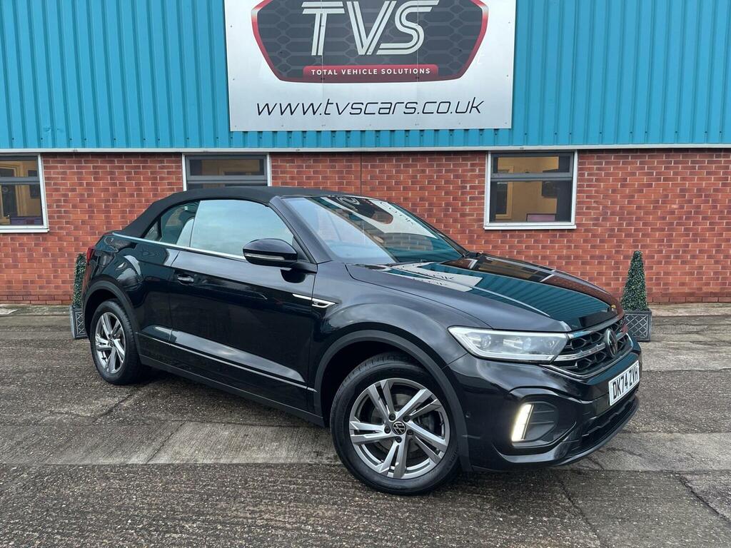 Volkswagen T-Roc Convertible 1.5 Tsi R-line Dsg 2Wd Euro 6 Ss Black