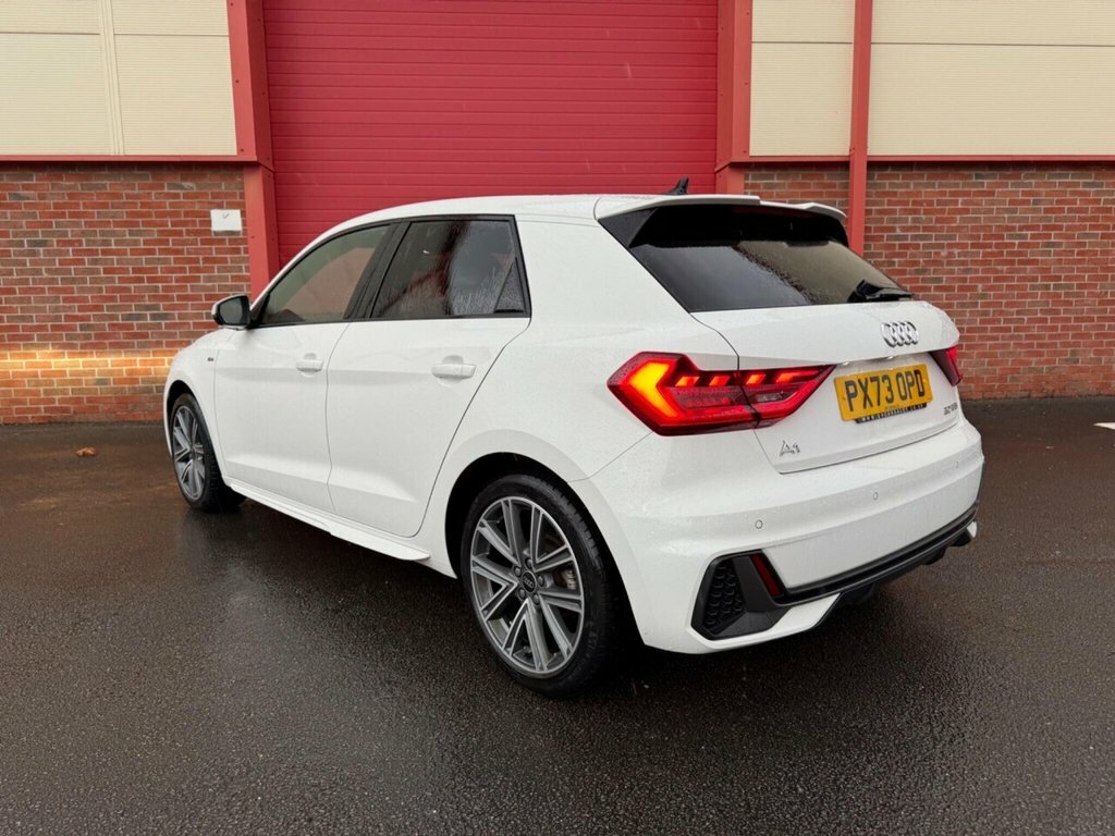 Audi A1 Hatchback PX73OPD White #4