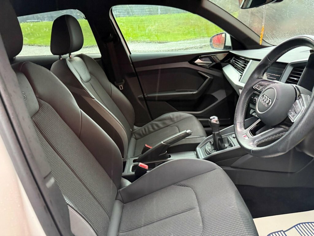 Audi A1 Hatchback PX73OPD White #6