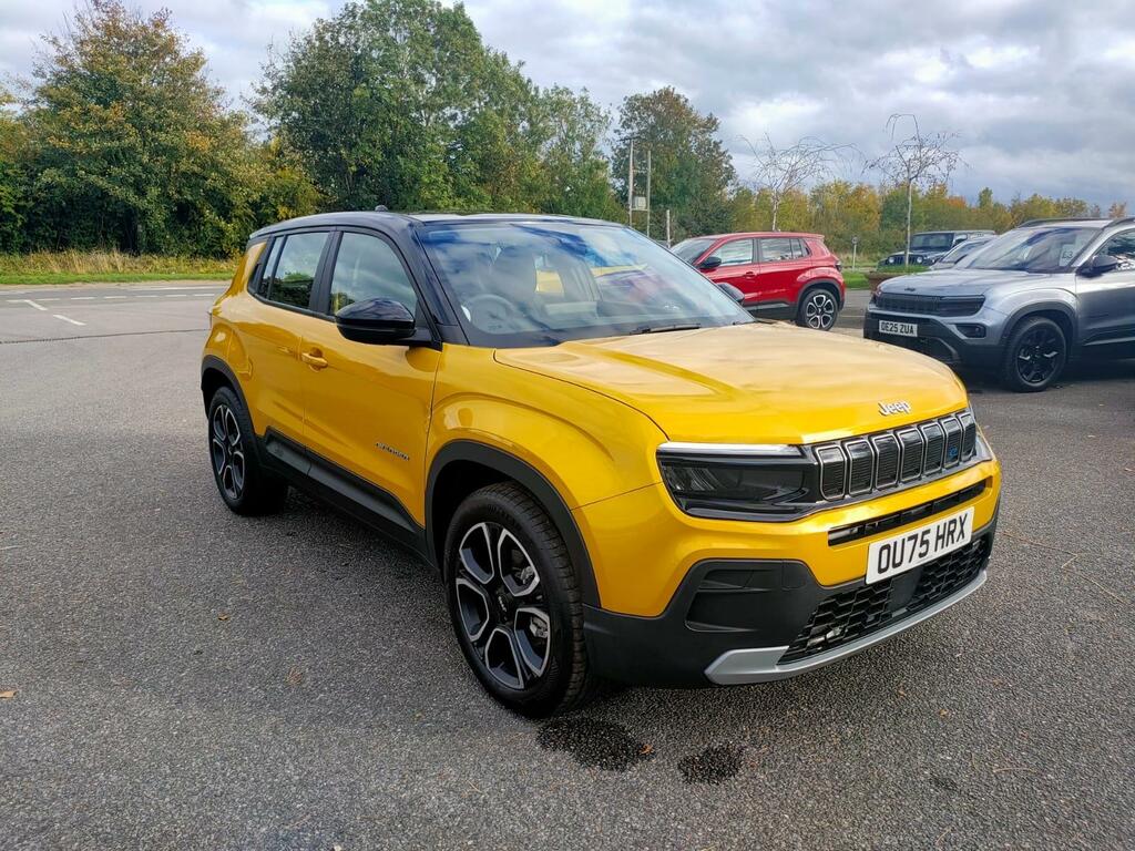 Jeep Avenger 54Kwh Altitude Suv 156 Ps Yellow #4