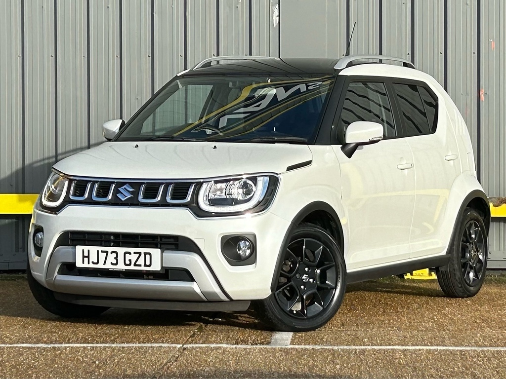Suzuki Ignis 1.2 Dualjet Mhev Sz5 Hatchback Hybrid M HJ73GZD White #2