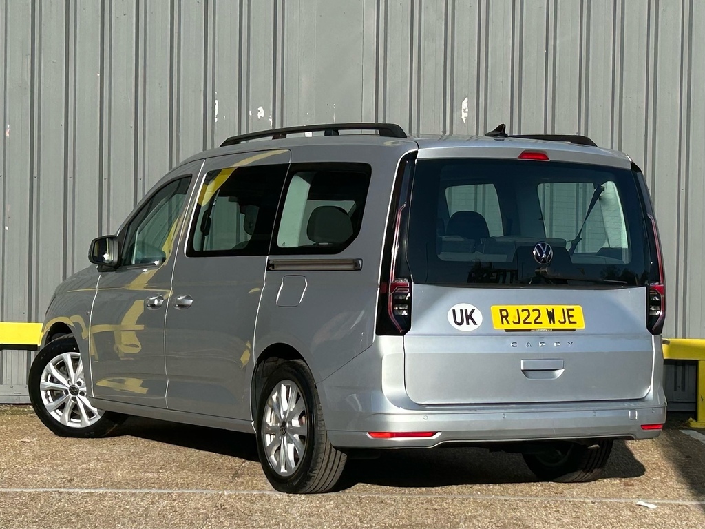 Volkswagen Caddy Maxi Life 2.0 Tdi Life Mpv Dsg Euro 6 Ss 122 RJ22WJE Silver #5
