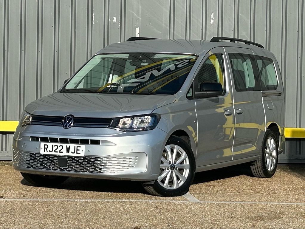 Volkswagen Caddy Maxi Life 2.0 Tdi Life Mpv Dsg Euro 6 Ss 122 RJ22WJE Silver #2