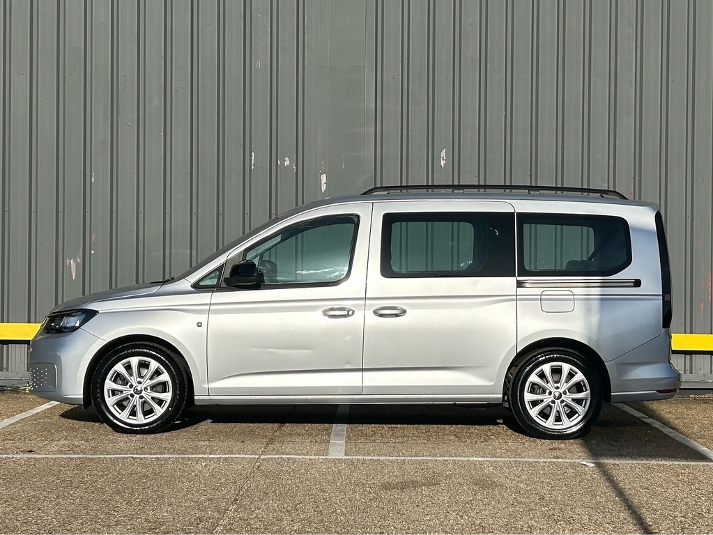 Volkswagen Caddy Maxi Life 2.0 Tdi Life Mpv Dsg Euro 6 Ss 122 RJ22WJE Silver #4