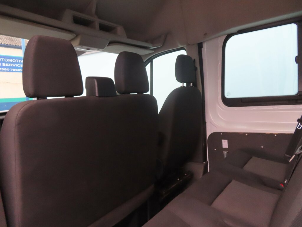 Ford Transit Custom 350 Ecoblue Leader Crew Van Double Cab 6Dr Air Con MM70HNC White #6