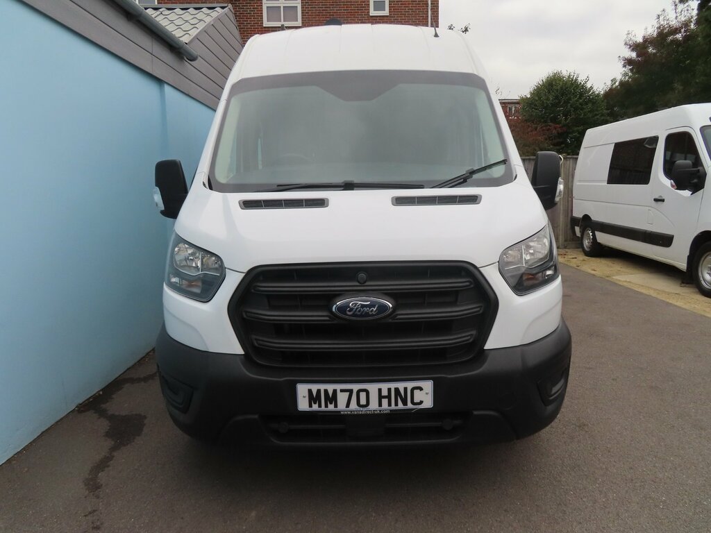 Ford Transit Custom 350 Ecoblue Leader Crew Van Double Cab 6Dr Air Con MM70HNC White