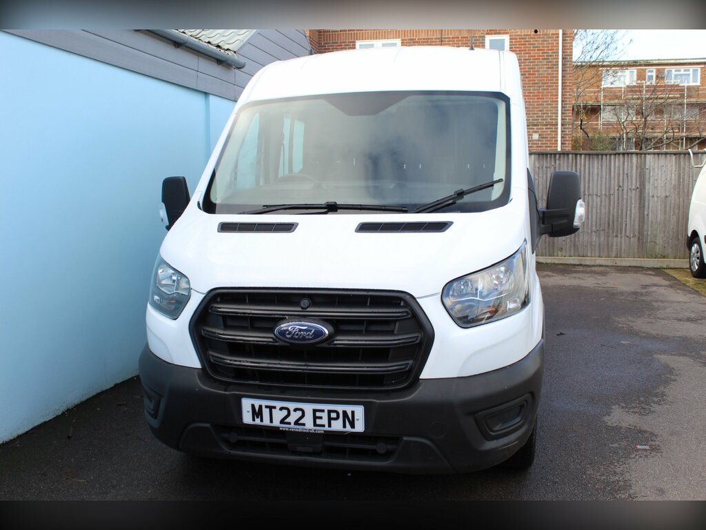 Ford Transit Custom 2.0 350 Ecoblue Leader Crew Van Double Cab 6Dr Die MT22EPN White #2