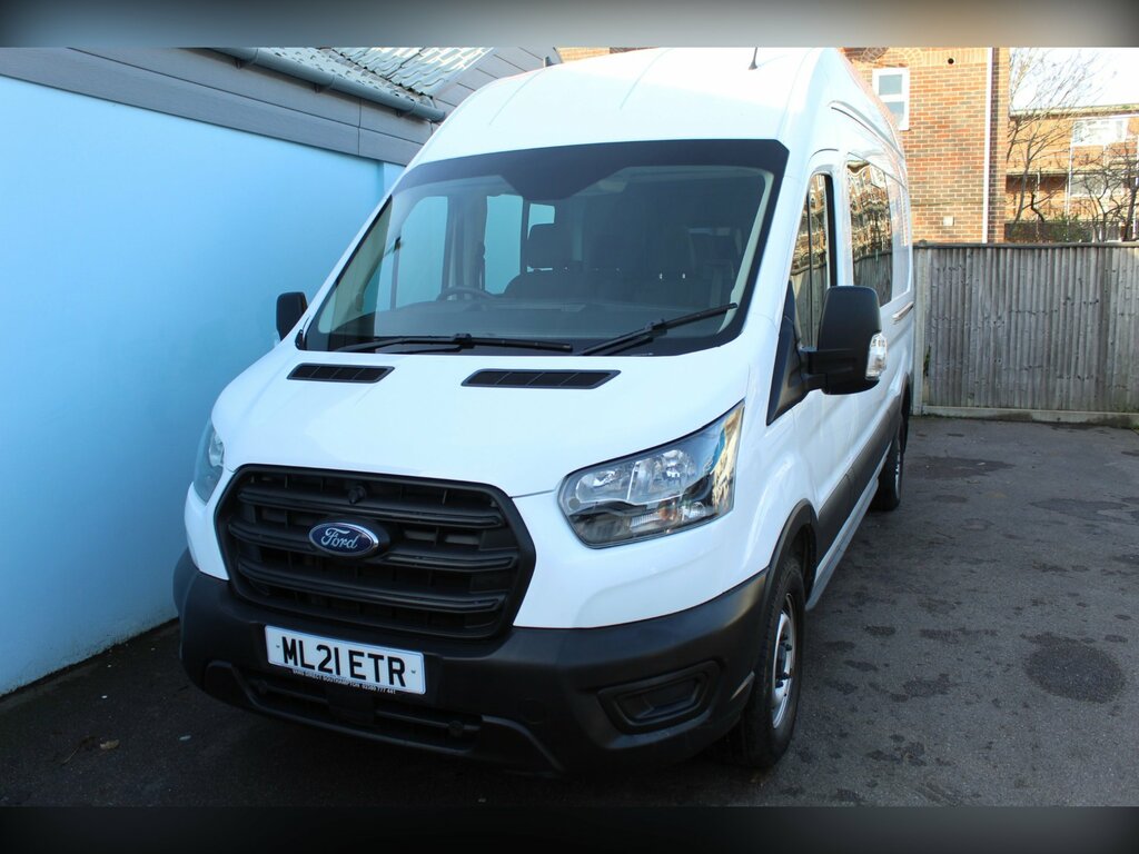 Ford Transit Custom 350 Leader 2.0 Ecoblue 130 6 Seat Crew Air Con L3 ML21ETR White #4