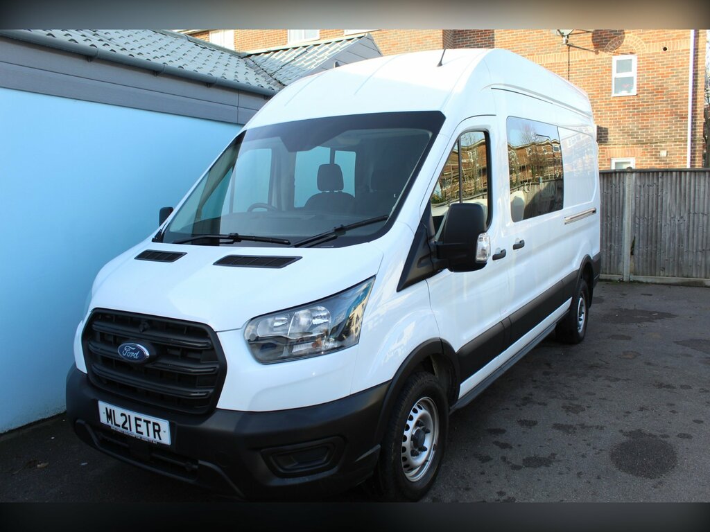 Ford Transit Custom 350 Leader 2.0 Ecoblue 130 6 Seat Crew Air Con L3 ML21ETR White #5