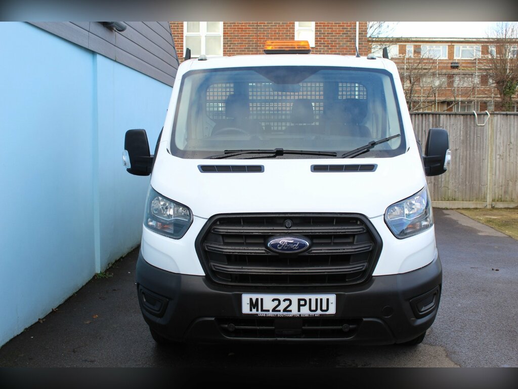 Ford Transit Custom 350 Leader 2.0 Ecoblue 130 Twin Rear Wheel Tipper White