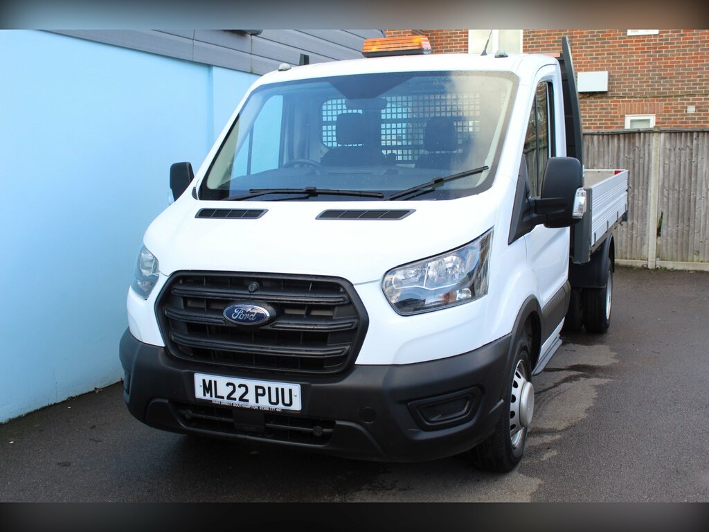 Ford Transit Custom 350 Leader 2.0 Ecoblue 130 Twin Rear Wheel Tipper ML22PUU White #3