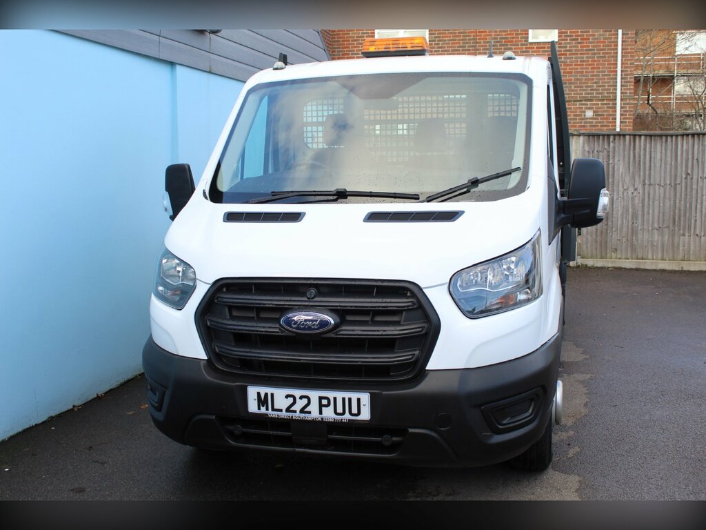 Ford Transit Custom 350 Leader 2.0 Ecoblue 130 Twin Rear Wheel Tipper ML22PUU White #2