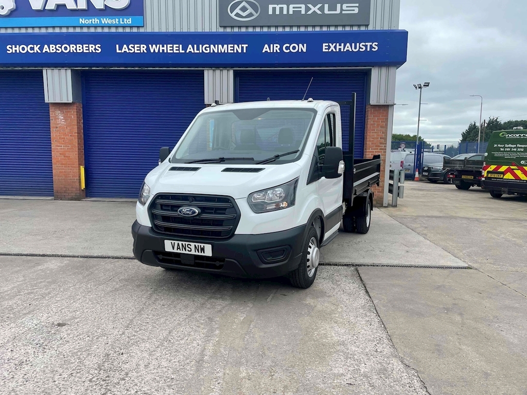 Ford Transit Custom 350 L2 Cc Drw Tipper White #2