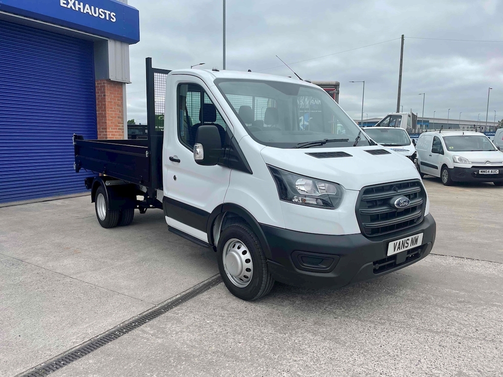 Ford Transit Custom 350 L2 Cc Drw Tipper White #4