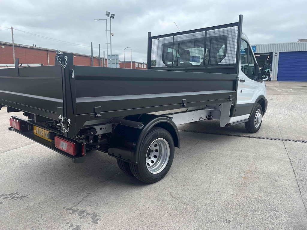 Ford Transit Custom 350 L2 Cc Drw Tipper White #6
