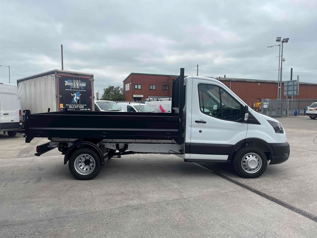 Ford Transit Custom 350 L2 Cc Drw Tipper White #5