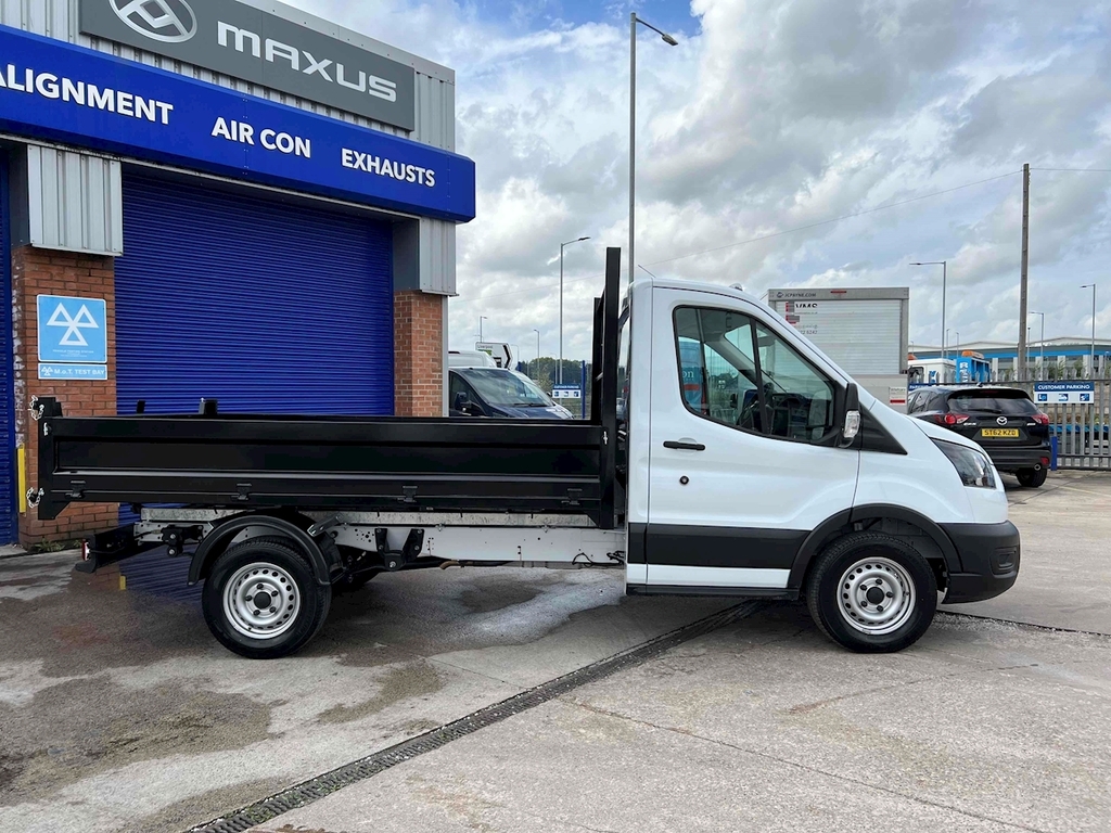 Ford Transit Custom 350 L2 Cc Srw Tipper White #2