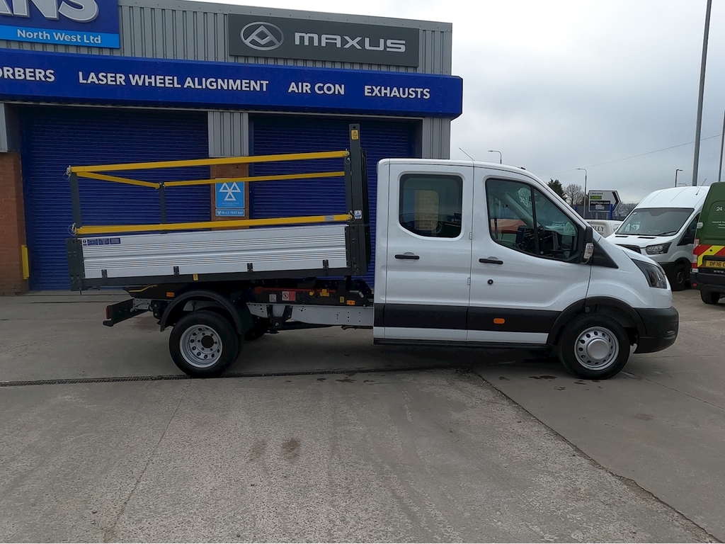 Ford Transit Custom 2.0 350 Ecoblue Leader One-way Tipper Rwd L3 Eu6 T White #2
