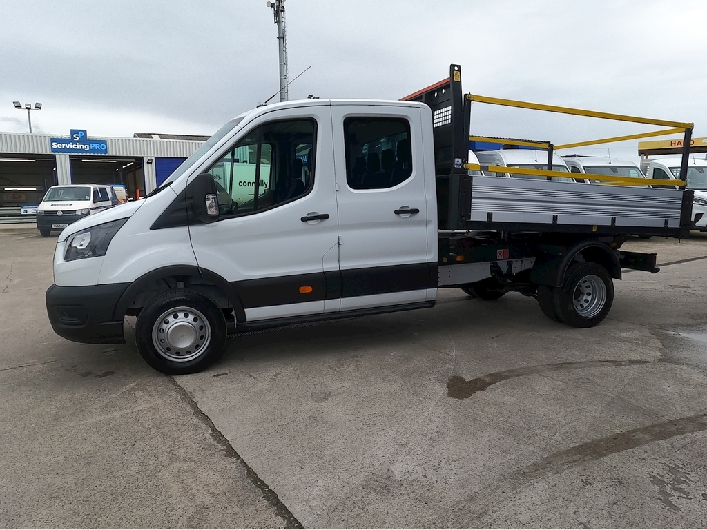 Ford Transit Custom 2.0 350 Ecoblue Leader One-way Tipper Rwd L3 Eu6 T White #5